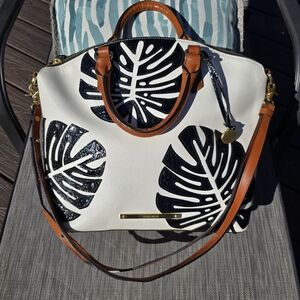 Brahmin Large Duxbury, Limited Edition White Monaco